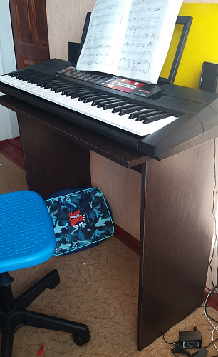 Стол письменный Kiwi дуб молочный  - Уцененный экземпляр фото покупателя 5