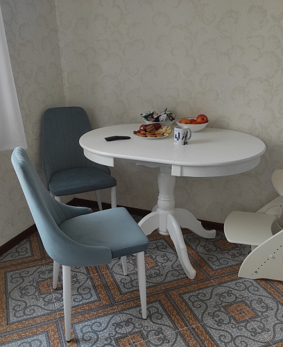 Стул на металлокаркасе Kora light purple / black фото покупателя 283