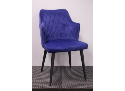 Стул на металлокаркасе Velen dark blue из шоурума 1