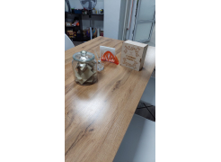 Стол Лота Лофт 140 25 мм черный матовый / дуб вотан фото покупателя 33