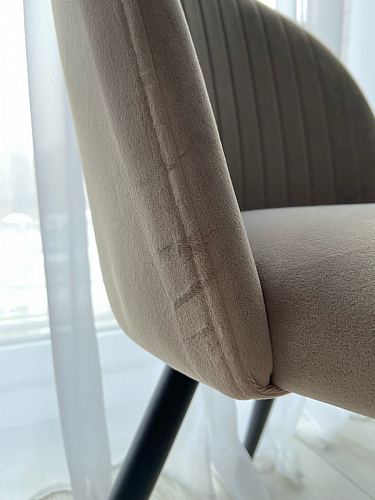 Стул на металлокаркасе Gabi gray / black фото покупателя 661