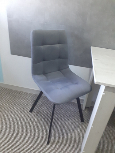 Стул на металлокаркасе Чилли зеленый / черный фото покупателя 1021