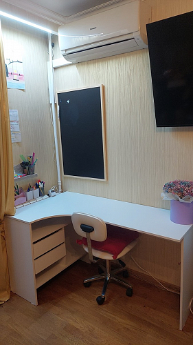 Письменный стол СПм-25 правый белый фото покупателя 81