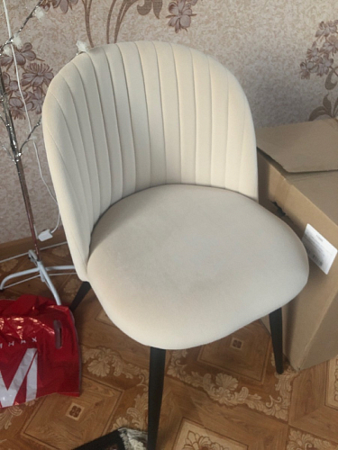 Стул на металлокаркасе Gabi green / black / silver фото покупателя 150