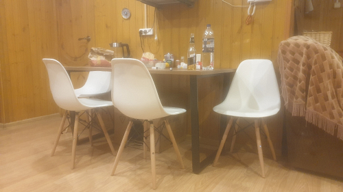 Стол Лота Лофт 120 32 мм бетон / черный матовый фото покупателя 68