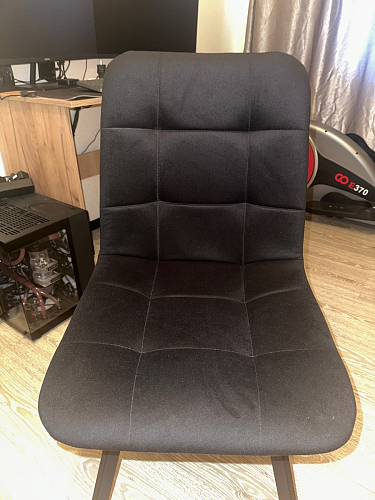 Комплект стульев Чилли 2 шт бежевый / черный фото покупателя 367