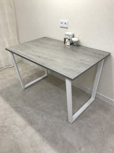 Деревянный стол Лота Лофт 120x75 дуб крафт табачный / черный матовый фото покупателя 37