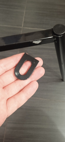 Стул на металлокаркасе Седа К кирпичный / черный фото покупателя 260