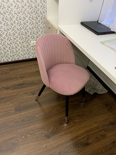 Стул на металлокаркасе Gabi latte / gold / black фото покупателя 122