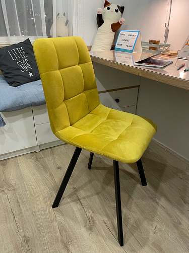 Стул на металлокаркасе Чилли бирюзовый / черный фото покупателя 1398