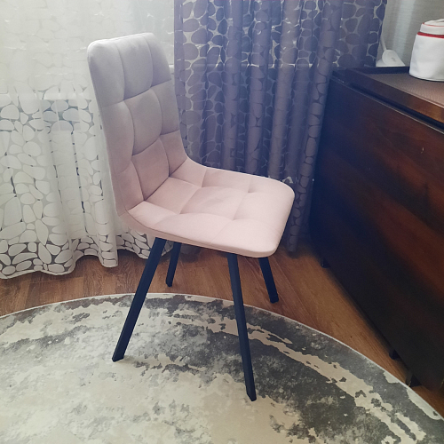 Стул на металлокаркасе Чилли зеленый / черный фото покупателя 1381