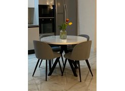 Стул на металлокаркасе Gabi gray / black фото покупателя 496