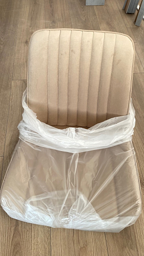 Стул на металлокаркасе Седа К крутящийся светло-серый / белый фото покупателя 119