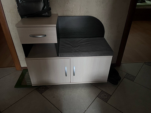 Обувница Аврора дуб млечный / венге фото покупателя 114