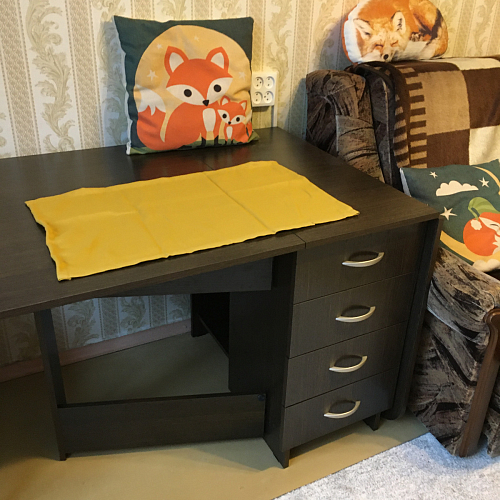 Стол-книжка Глория 606 М с ящиками дуб сонома фото покупателя 85