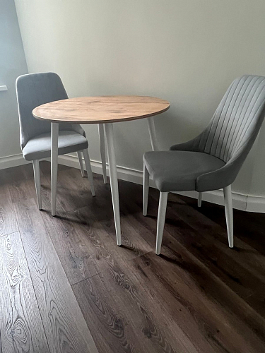 Стул на металлокаркасе Kora black / gray фото покупателя 294