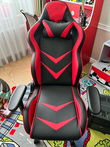 Компьютерное кресло Racer черный / красный / бежевый фото покупателя 128