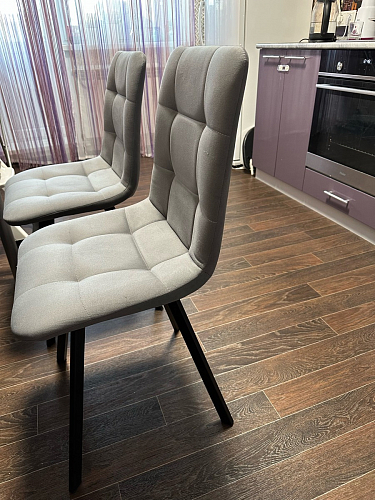 Комплект стульев Чилли 2 шт бежевый / черный фото покупателя 682