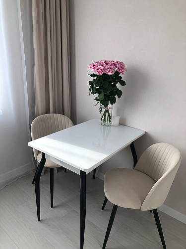 Стул на металлокаркасе Gabi gray / black фото покупателя 868