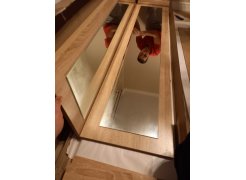 Шкаф четырехдверный Амальтея дуб сонома / белый глянец фото покупателя 7