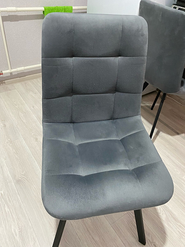 Стул на металлокаркасе Чилли синий / белый фото покупателя 952