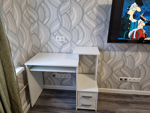 Стол компьютерный Джаз-24 правый венге фото покупателя 120