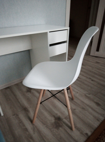 Стул Cindy Eames mod. 001 khaki / natural фото покупателя 171