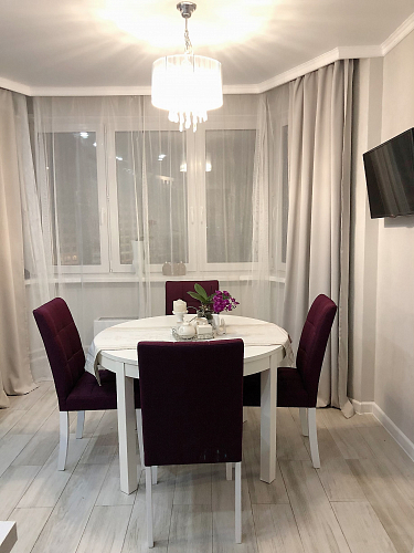 Стул Madina white / fabric purple фото покупателя 1