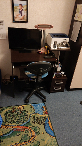 Компьютерный стол Джаз-24 левый дуб молочный фото покупателя 74