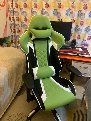 Компьютерное кресло Prime черное / синее фото покупателя 22