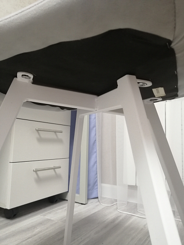 Стул на металлокаркасе Чилли зеленый / черный фото покупателя 1111