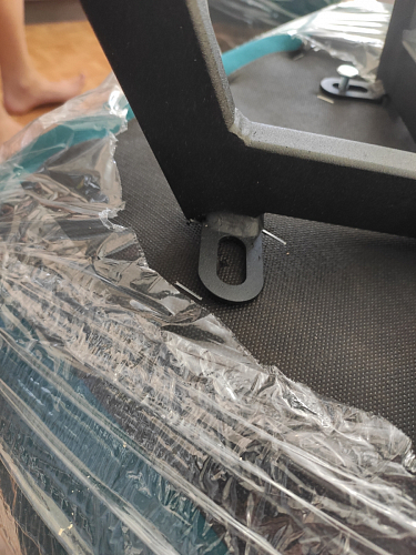 Стул на металлокаркасе Чилли синяя ткань / белый фото покупателя 935