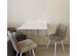 Стул на металлокаркасе Дани темно-серый / белый фото покупателя 40