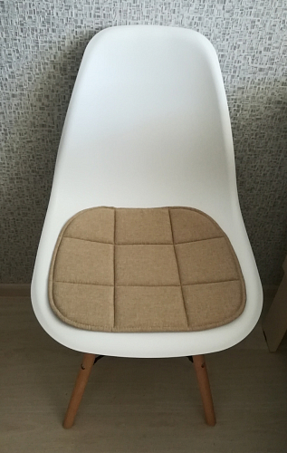 Пластиковый стул Eames PC-015 желтый фото покупателя 386