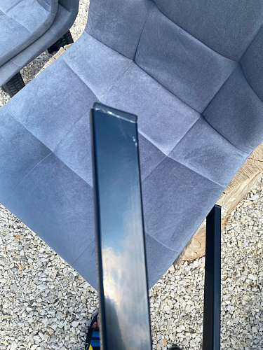 Комплект стульев Чилли 4 шт темно-серый / черный фото покупателя 561