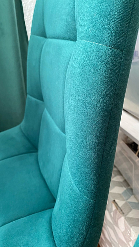 Стул на металлокаркасе Чилли черный / зеленый фото покупателя 1486