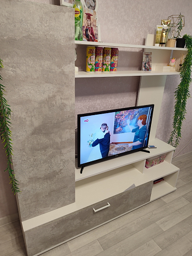 Готовая гостиная Jimenez дуб венге / белый глянец фото покупателя 111