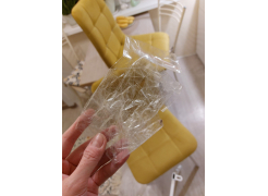 Стул на металлокаркасе Чилли синяя ткань / белый фото покупателя 707