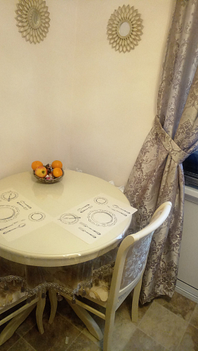 Обеденный стол Медведь слоновая кость фото покупателя 2