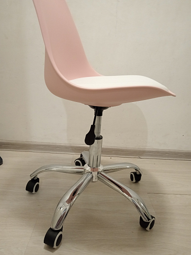 Компьютерное кресло Kolin с подушкой clear / white фото покупателя 573