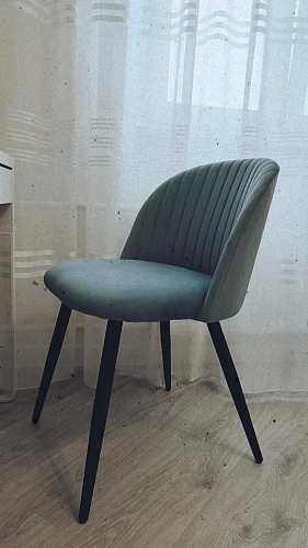 Стул на металлокаркасе Gabi latte / gold / black фото покупателя 941