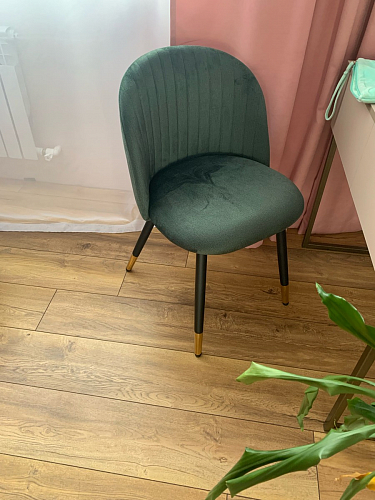 Стул на металлокаркасе Gabi gray / black фото покупателя 949