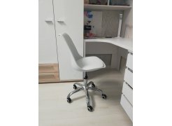 Компьютерное кресло Kolin с подушкой clear / white фото покупателя 96