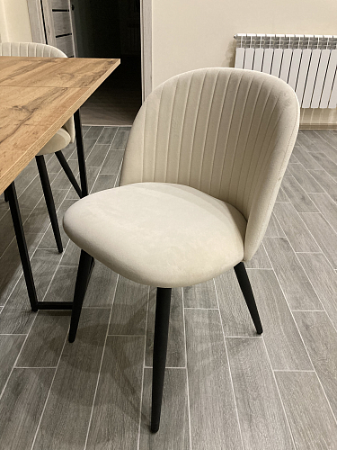 Стул на металлокаркасе Gabi gray / black фото покупателя 895