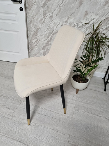 Стул на металлокаркасе Seda 01 blue / gold / black фото покупателя 5