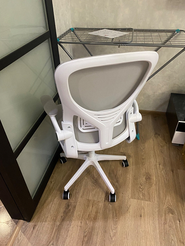 Компьютерное кресло Konfi gray / blue / white фото покупателя 125