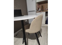 Стул на металлокаркасе Gabi 1 gray / black фото покупателя 430