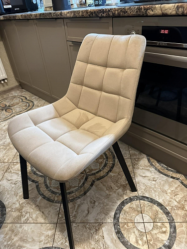 Стул на металлокаркасе Челси К крутящийся бирюзовый / черный фото покупателя 19