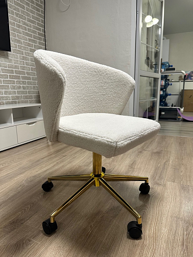 Компьютерное кресло Lika white teddy фото покупателя 6