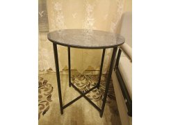 Журнальный столик Волопас серо-зеленый мрамор / черный фото покупателя 1